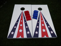 Cornhole - Garden Plus Full Set - 2 boards, 8 bags [Starstruck]