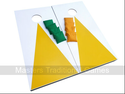 Cornhole - Garden Plus Full Set - 2 boards, 8 bags [Yellow]