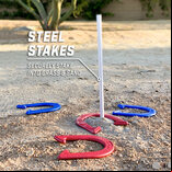 GoSports Steel Horseshoes Regulation Game Set