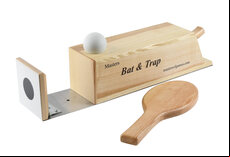 Full Size League standard Ash Bat and Trap Starter set (Bat, Trap, 2 balls)