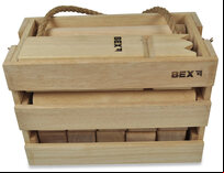 Bex Kubb Original in Wooden Box - Rubberwood
