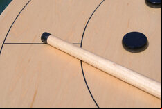 Wooden Crokinole Cue by Tracey