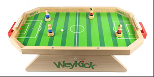 WeyKick Magnetic Wooden Table Football Game, Stadium Edition for 2 - 4 Players