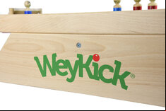 WeyKick Magnetic Wooden Table Football Game, Stadium, 4 Players, Green