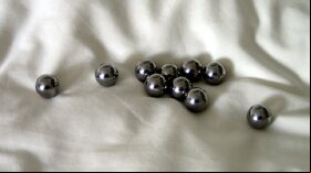 Set 10 Stainless Steel Parlour Bagatelle balls (9/16 inch)