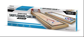 GoSports Table Shuffleboard & Curling 2-in-1 Table Game