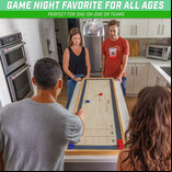 GoSports 6 foot Table Shuffleboard & Curling 2-in-1 Game