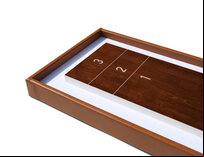 Masters Table Shuffleboard game - Beech or Walnut