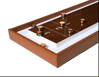 Masters Table Shuffleboard game - Beech or Walnut