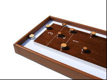 Masters Table Shuffleboard game - Beech or Walnut