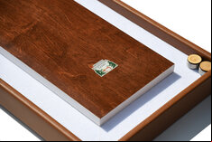 Masters Table Shuffleboard game - Beech or Walnut