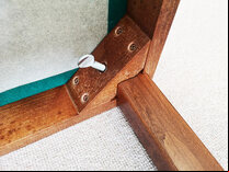 Masters Nautilus Bridge Table -  Mahogany Finish with Green Baize