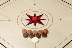 Philos Carrom Set with Accessories (Regulation-Size Carrom Board)