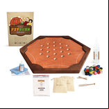 Pitrush - Disk Flicking Action Game (Beech / Walnut Board)