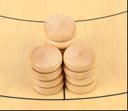 Tracey Natural Crokinole Buttons (set of 13)