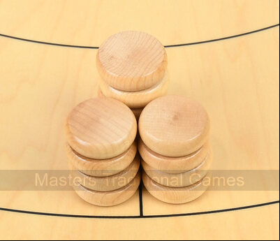 Tracey Natural Crokinole Buttons (set of 13)