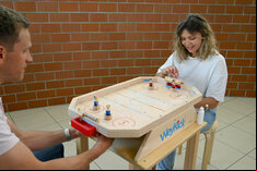WeyKick Magnetic Wooden Table Ice Hockey Game