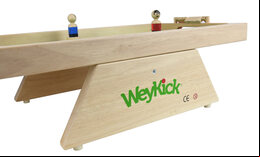WeyKick Magnetic Wooden Table Football Game (Piccolo, 2 Players)