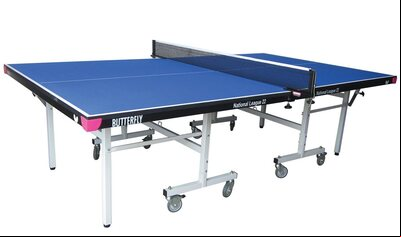 Butterfly National League 22 Rollaway Table Tennis Table - Blue