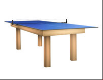 Cornilleau Indoor Table Tennis Conversion Top - Blue