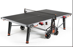 Cornilleau Performance 600X Rollaway Outdoor Table Tennis Table (Black)