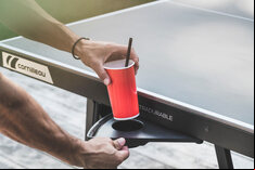 Cornilleau Performance 700X Rollaway Outdoor Table Tennis Table (Black)