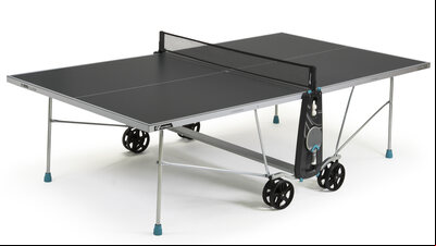 Cornilleau Sport 100X Rollaway Outdoor Table Tennis Table (Grey)