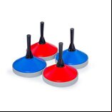 Portable Curling Rink, 10 x 2m, includes 6 stones - 12.7mm thick 'Lite' version