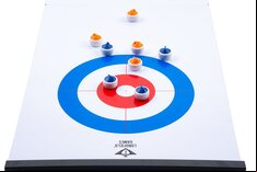 2 in 1 Curling and Table Shuffleboard Table-Top Game - 180cm