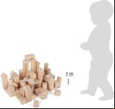 Natural Wooden Building Blocks (100 pieces)